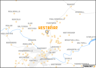 map of West Briar