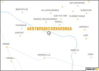 map of Westbrook Crossroads