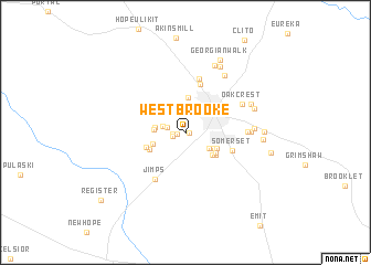 map of Westbrooke