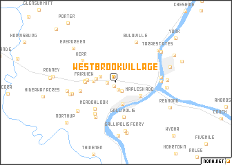 map of Westbrook Village