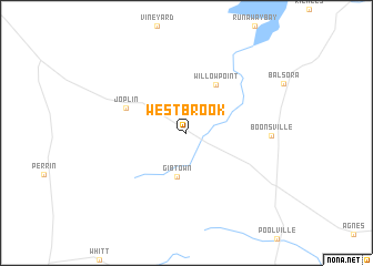 map of Westbrook