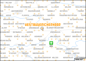 map of Westbüdericher Haar