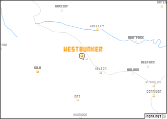 map of West Bunker