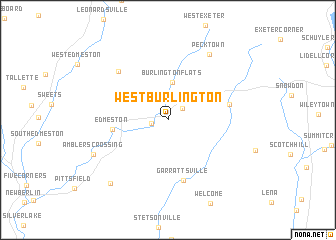 map of West Burlington