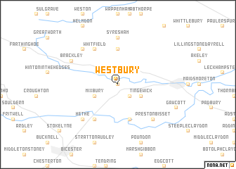 map of Westbury