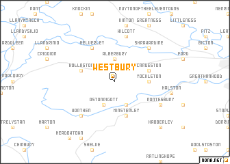 map of Westbury