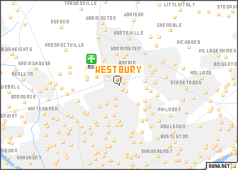 map of Westbury