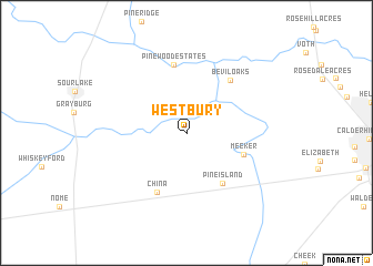 map of Westbury