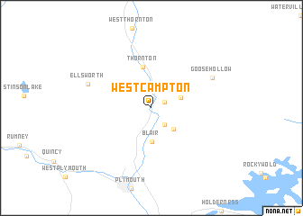 map of West Campton