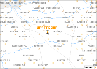 map of West-Cappel
