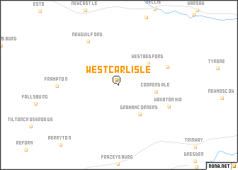 map of West Carlisle