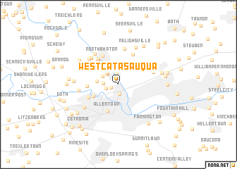 map of West Catasauqua