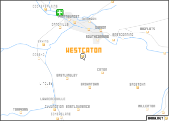 map of West Caton