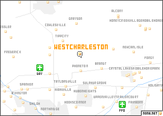 map of West Charleston