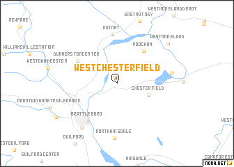 map of West Chesterfield