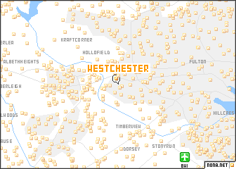 map of Westchester