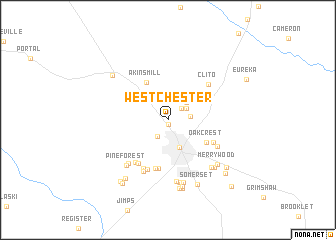 map of Westchester