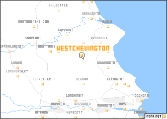 map of West Chevington