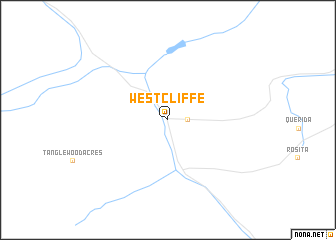 map of Westcliffe