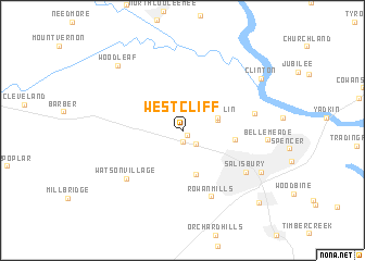 map of Westcliff