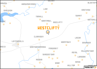 map of West Clifty