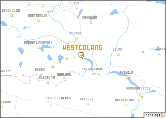 map of Westcolang