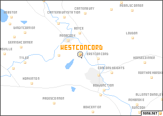 map of West Concord