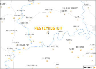 map of West Cyruston