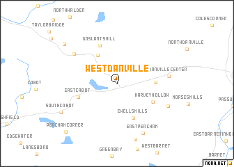 map of West Danville
