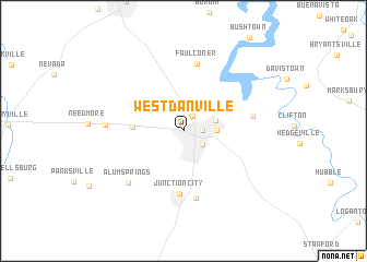 map of West Danville