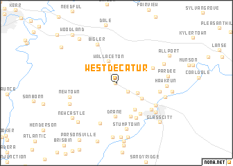 map of West Decatur