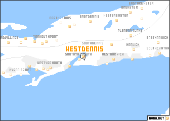 map of West Dennis