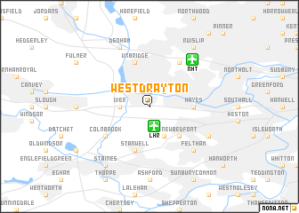 map of West Drayton