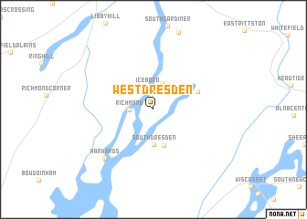 map of West Dresden