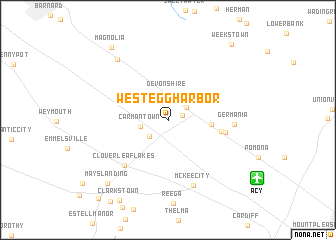 map of West Egg Harbor