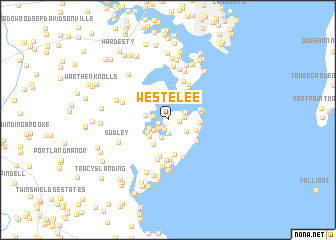 map of Westelee