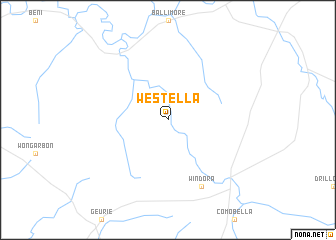 map of Westella