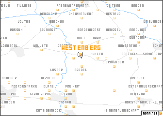 map of Westenberg