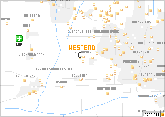 map of West End