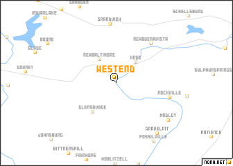 map of West End