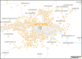 map of West End