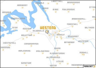 map of West End