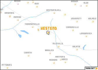 map of West End