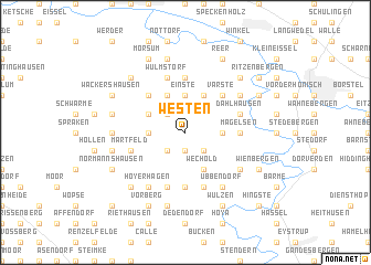 map of Westen