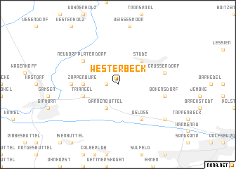 map of Westerbeck