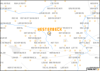 map of Westerbeck