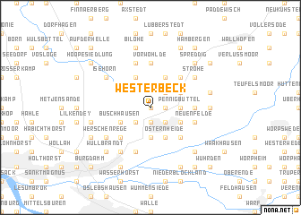 map of Westerbeck