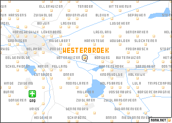 map of Westerbroek