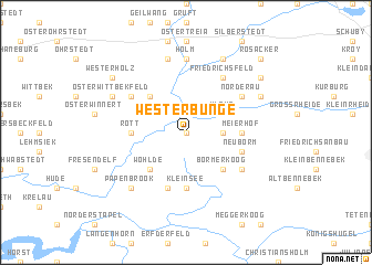 map of Westerbünge