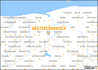 map of Westercadewisch